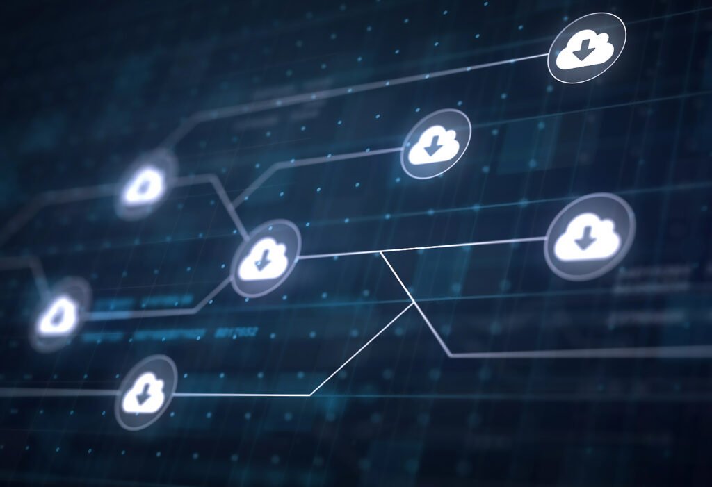 Automated sales pipeline flowchart showing AI lead capture, nurturing, and client conversion stages